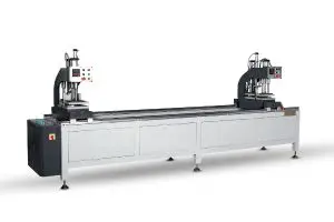 Features 135mm Welding Height, V Welding Single Phase PLC controls the welding action / program, high reliability. Welding heads can Work separately or jointly. Free angle welding of right Machine head.